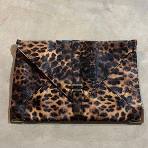 ASOS Cheetah Print Large Clutch